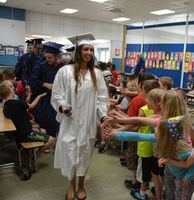 Senior Walk Inspires Younger Students
