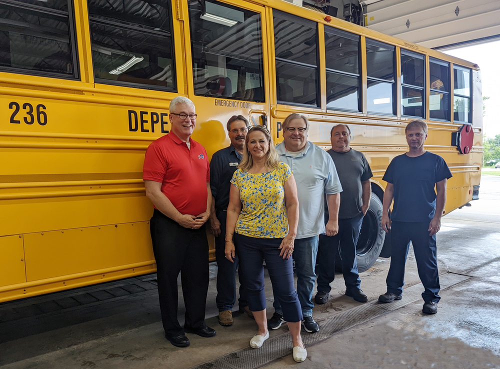 Transportation personnel and Dr. Stopinski