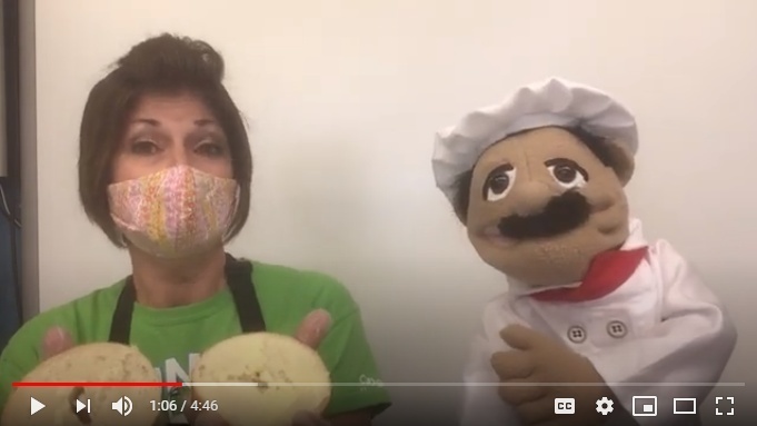 Hugo the Chef video with Mrs. Carm