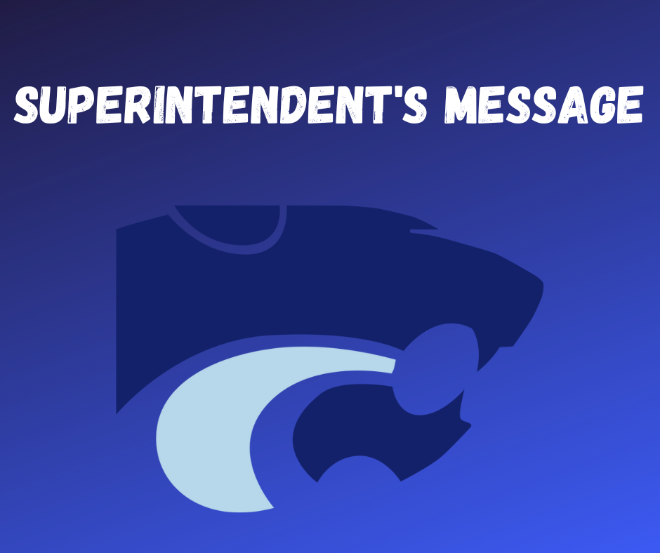 Superintendent's message